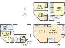 【神奈川県/横浜市旭区南希望が丘】旭区南希望が丘　新築戸建　1号棟（全3棟） 