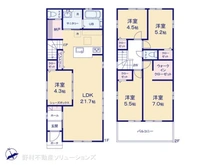 【埼玉県/さいたま市緑区大字大門】さいたま市緑区大字大門　新築一戸建て 