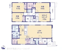 【千葉県/松戸市二十世紀が丘萩町】松戸市二十世紀が丘萩町　新築一戸建て 