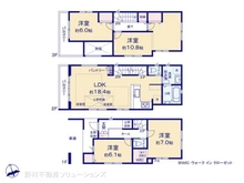 【千葉県/柏市あけぼの】柏市あけぼの2丁目　新築一戸建て 