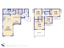 【千葉県/柏市増尾】柏市増尾6丁目　新築一戸建て 