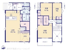 【千葉県/松戸市西馬橋】松戸市西馬橋3丁目　新築一戸建て 