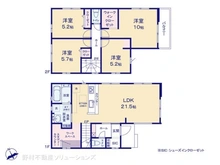 【千葉県/流山市加】流山市加1丁目　新築一戸建て 