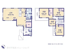 【千葉県/流山市鰭ケ崎】流山市鰭ケ崎　新築一戸建て 