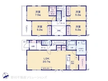 【千葉県/流山市江戸川台西】流山市江戸川台西2丁目　新築一戸建て 
