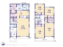 【千葉県/柏市南増尾】柏市南増尾8丁目　新築一戸建て 