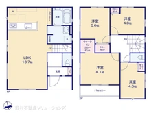 【千葉県/松戸市西馬橋】松戸市西馬橋4丁目　新築一戸建て 