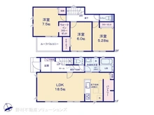 【千葉県/松戸市八ケ崎】松戸市八ケ崎4丁目　新築一戸建て 