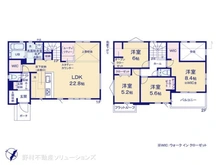 【千葉県/船橋市八木が谷】船橋市八木が谷3丁目　新築一戸建て 