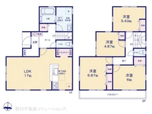 【千葉県/船橋市二和東】船橋市二和東1丁目　新築一戸建て 