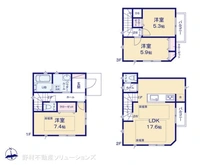 【千葉県/船橋市二和東】船橋市二和東5丁目　新築一戸建て 