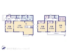 【千葉県/船橋市松が丘】船橋市松が丘5丁目　新築一戸建て 