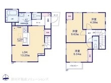 【東京都/調布市多摩川】調布市多摩川3丁目　新築一戸建て 