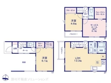 【埼玉県/川口市大字芝】川口市大字芝　新築一戸建て 