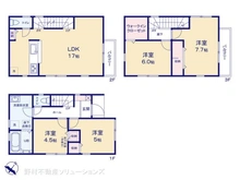 【埼玉県/川口市南鳩ヶ谷】川口市南鳩ヶ谷3丁目　新築一戸建て 