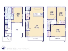 【埼玉県/川口市上青木西】川口市上青木西2丁目　新築一戸建て 