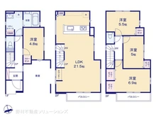 【埼玉県/川口市大字辻】川口市大字辻　新築一戸建て 