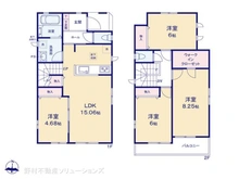 【埼玉県/川口市大字源左衛門新田】川口市大字源左衛門新田　新築一戸建て 