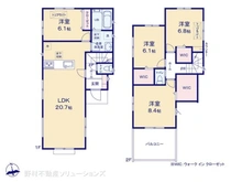 【埼玉県/川口市芝富士】川口市芝富士2丁目　新築一戸建て 