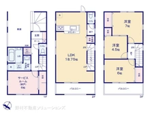 【埼玉県/川口市鳩ヶ谷本町】川口市鳩ヶ谷本町2丁目　新築一戸建て 