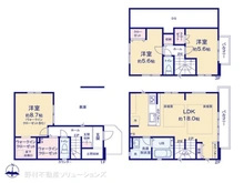 【東京都/葛飾区四つ木】葛飾区四つ木4丁目　新築一戸建て 