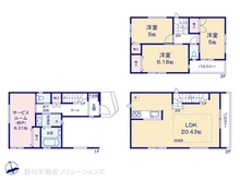 【東京都/足立区梅田】足立区梅田6丁目　新築一戸建て 