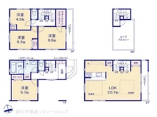 【東京都/葛飾区宝町】葛飾区宝町2丁目　新築一戸建て 