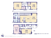 【埼玉県/さいたま市中央区下落合】さいたま市中央区下落合6丁目　新築一戸建て 