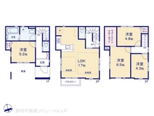 【埼玉県/さいたま市南区鹿手袋】さいたま市南区鹿手袋6丁目　新築一戸建て 