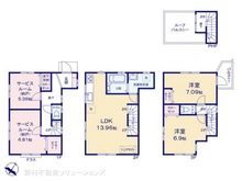 【神奈川県/川崎市川崎区貝塚】川崎市川崎区貝塚1丁目　新築一戸建て 