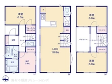 【埼玉県/さいたま市大宮区天沼町】さいたま市大宮区天沼町1丁目　新築一戸建て 