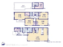 【埼玉県/さいたま市見沼区大字深作】さいたま市見沼区大字深作　新築一戸建て 