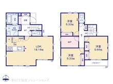 【東京都/昭島市中神町】昭島市中神町2丁目　新築一戸建て 