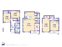 【東京都/北区浮間】北区浮間1丁目　新築一戸建て 