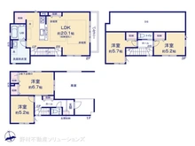 【東京都/北区岩淵町】北区岩淵町　新築一戸建て 