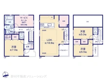 【東京都/北区岩淵町】北区岩淵町　新築一戸建て 