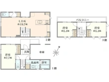 【埼玉県/さいたま市中央区鈴谷】さいたま市中央区鈴谷8丁目　新築一戸建て1号棟 