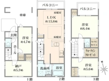 【埼玉県/さいたま市見沼区東大宮】さいたま市見沼区東大宮4丁目　1号棟 