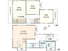【千葉県/鎌ケ谷市北中沢】鎌ケ谷市北中沢二丁目戸建 
