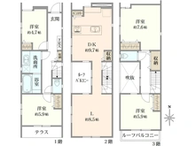 【東京都/練馬区桜台】練馬区桜台2丁目　新築戸建　B号棟 