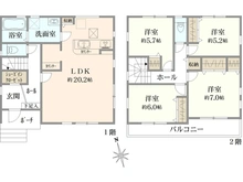 【東京都/清瀬市中里】清瀬市中里4丁目　新築戸建て2号棟 