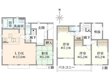 【神奈川県/相模原市中央区淵野辺本町】相模原市中央区淵野辺本町5丁目　新築一戸建て　3号棟 / 全8棟 