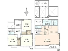 【神奈川県/相模原市中央区淵野辺本町】相模原市中央区淵野辺本町5丁目　新築一戸建て　5号棟 / 全8棟 