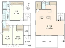 【神奈川県/鎌倉市西鎌倉】鎌倉市西鎌倉2丁目 新築戸建て 