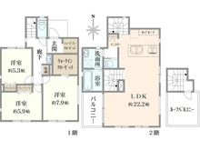 【神奈川県/藤沢市片瀬山】藤沢市片瀬山1丁目 新築戸建て2号棟/全2棟 