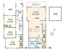 【東京都/中野区白鷺】中野区白鷺3丁目戸建 1号棟 