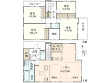 【東京都/三鷹市新川】三鷹市新川5丁目　新築戸建　1号棟　全2棟 