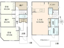 【東京都/小平市花小金井】小平市花小金井　全3棟　2号棟 