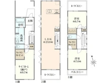 【東京都/世田谷区宮坂】世田谷区宮坂1丁目新築戸建　B号棟/全2棟 