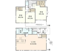 【東京都/調布市深大寺東町】調布市深大寺東町8丁目新築戸建2号棟 